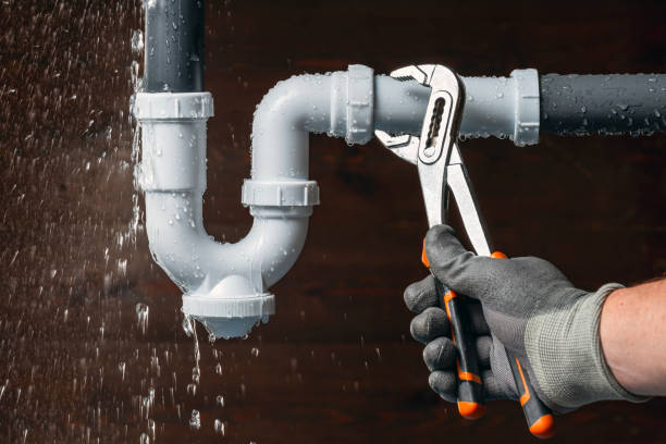 Professional Drain Cleaning technician working in Hampton, VA